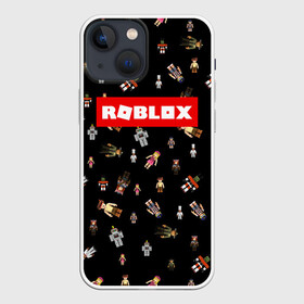 Чехол для iPhone 13 mini с принтом ROBLOX PATTERN | РОБЛОКС (Z) в Петрозаводске,  |  | game | gamer | pattern | roblox | simulator | игра | конструктор | паттерн | роблок | роблокс | симулятор | строительство | фигура