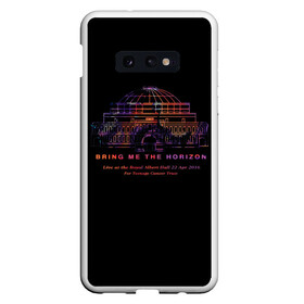 Чехол для Samsung S10E с принтом  Live at the Royal Albert Hall - BMTH в Петрозаводске, Силикон | Область печати: задняя сторона чехла, без боковых панелей | bmth | bring me the horizon | альтернативный | бмт | бмтх | бмтш | брин | бринг | горизонт | достань для меня | дэткор | зе | метал | ми | рок | хоризон | электроник