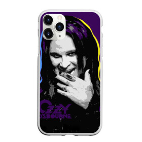 Чехол для iPhone 11 Pro Max матовый с принтом Ozzy Osbourne, Оззи Осборн в Петрозаводске, Силикон |  | black sabbath | hard rock | heavy metal | john michael osbourne | ozzy osbourne | джон майкл осборн | оззи осборн | хард рок | хеви метал