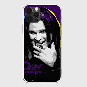 Чехол для iPhone 12 Pro с принтом Ozzy Osbourne, Оззи Осборн в Петрозаводске, силикон | область печати: задняя сторона чехла, без боковых панелей | black sabbath | hard rock | heavy metal | john michael osbourne | ozzy osbourne | джон майкл осборн | оззи осборн | хард рок | хеви метал