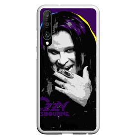 Чехол для Honor P30 с принтом Ozzy Osbourne, Оззи Осборн в Петрозаводске, Силикон | Область печати: задняя сторона чехла, без боковых панелей | black sabbath | hard rock | heavy metal | john michael osbourne | ozzy osbourne | джон майкл осборн | оззи осборн | хард рок | хеви метал