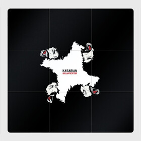 Магнитный плакат 3Х3 с принтом KASABIAN в Петрозаводске, Полимерный материал с магнитным слоем | 9 деталей размером 9*9 см | alternative | british | england | gringe | indy | kasabian | rock | альтернатива | англия | британия | инди | касабиан | музыка | рок | фолк