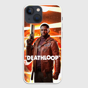 Чехол для iPhone 13 mini с принтом Кольт Ван Deathloop в Петрозаводске,  |  | bethesda | colt vahn | deathloop | games | gun | julianna 