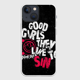 Чехол для iPhone 13 mini с принтом Blink 182, Good Girl в Петрозаводске,  |  | punk | группы | музыка | панк