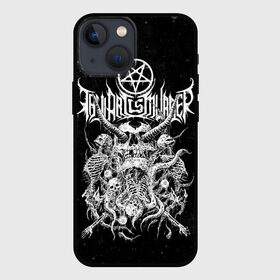 Чехол для iPhone 13 mini с принтом Thy Art Is Murder в Петрозаводске,  |  | death metal | deathcore | thy art is murder | группы | дэткор | метал | музыка | рок