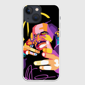 Чехол для iPhone 13 mini с принтом Drake в Петрозаводске,  |  | certified lover boy | drake | pop art | rap | wpap | дрейк | музыка | обри дрейк грэм | поп арт | рэп | рэпер