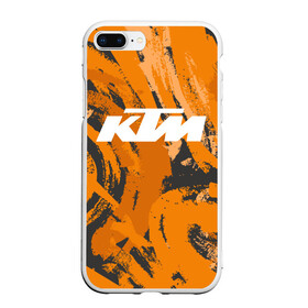 Чехол для iPhone 7Plus/8 Plus матовый с принтом KTM | КТМ (Z) в Петрозаводске, Силикон | Область печати: задняя сторона чехла, без боковых панелей | Тематика изображения на принте: enduro | grange | ktm | moto | moto sport | motocycle | sportmotorcycle | гранж | ктм | мото | мото спорт | мотоспорт | спорт мото