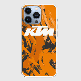 Чехол для iPhone 13 Pro с принтом KTM | КТМ (Z) в Петрозаводске,  |  | enduro | grange | ktm | moto | moto sport | motocycle | sportmotorcycle | гранж | ктм | мото | мото спорт | мотоспорт | спорт мото