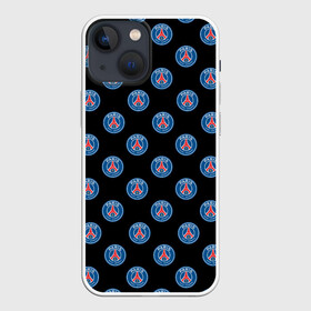 Чехол для iPhone 13 mini с принтом ПСЖ ПАТТЕРН | PSG PATTERN в Петрозаводске,  |  | Тематика изображения на принте: gold | paris saint germain | psg | saint | sport | золото | париж | псг | спорт | футбол