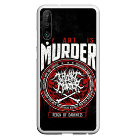 Чехол для Honor P30 с принтом Thy Art Is Murder в Петрозаводске, Силикон | Область печати: задняя сторона чехла, без боковых панелей | Тематика изображения на принте: death metal | deathcore | thy art is murder | группы | дэткор | метал | музыка | рок