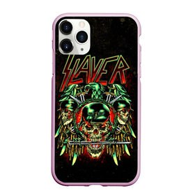 Чехол для iPhone 11 Pro матовый с принтом Slayer в Петрозаводске, Силикон |  | metal | slayer | группы | метал | музыка | рок | трэш метал