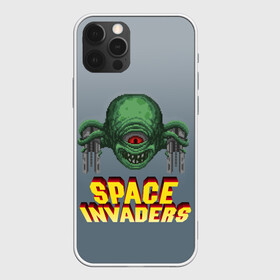Чехол для iPhone 12 Pro Max с принтом Space Invaders | Old game (Z) в Петрозаводске, Силикон |  | dendy | invaders | nintendo | shootem up | space invaders | денди | захватчики | космические захватчики | су имбэ | чужаки