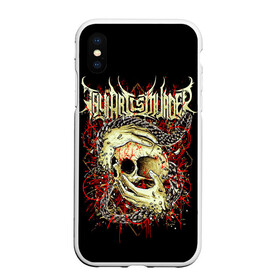 Чехол для iPhone XS Max матовый с принтом Thy Art Is Murder в Петрозаводске, Силикон | Область печати: задняя сторона чехла, без боковых панелей | Тематика изображения на принте: death metal | deathcore | thy art is murder | группы | дэткор | метал | музыка | рок