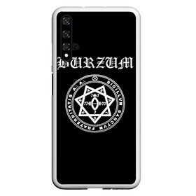 Чехол для Honor 20 с принтом Burzum в Петрозаводске, Силикон | Область печати: задняя сторона чехла, без боковых панелей | black metal | burzum | hard rock | metal | rock | varg vikernes | блек метал | блэк метал | бурзум | варг викернес | метал | норвежская сцена | хард рок