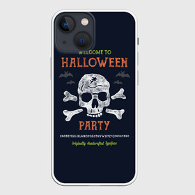 Чехол для iPhone 13 mini с принтом Halloween Party в Петрозаводске,  |  | halloween | holiday | pumpkin | samayn | vampire | zombie | вампир | ведьма | вечеринка | день всех святых | зомби | карнавал | маскарад | мертвец | оборотень | привидение | самайн | светильник джека | страшный джек | труп