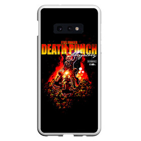 Чехол для Samsung S10E с принтом Five Finger Death Punch – Purgatory: Tales From The Pit в Петрозаводске, Силикон | Область печати: задняя сторона чехла, без боковых панелей | 5fdp | 5фдп | ffdp | five finger death punch | ivan lewis greening | ivan moody | айвен льюис грининг | метал группа | рок группа | файв фингер дед панч | ффдп