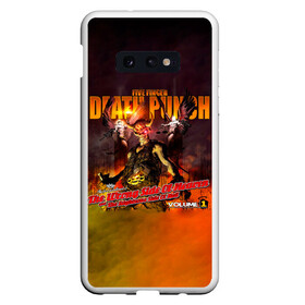 Чехол для Samsung S10E с принтом The Wrong Side of Heaven and the Righteous Side of Hell - 5FDP в Петрозаводске, Силикон | Область печати: задняя сторона чехла, без боковых панелей | 5fdp | 5фдп | ffdp | five finger death punch | ivan lewis greening | ivan moody | айвен льюис грининг | метал группа | рок группа | файв фингер дед панч | ффдп