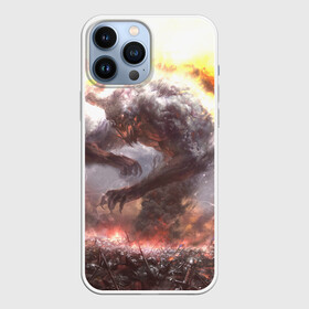 Чехол для iPhone 13 Pro Max с принтом Демон Войны | The Demon of War (Z) в Петрозаводске,  |  | Тематика изображения на принте: demon | devil | evil spirit | fight | hell | monster | war | бес | битва | бой | бойня | борьба | демон войны | дьявол | злой дух | монстр | сражение | схватка | черт