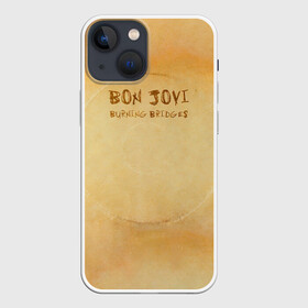 Чехол для iPhone 13 mini с принтом Burning Bridges   Bon Jovi в Петрозаводске,  |  | bon jovi | john | альбом | арена | бон | бон джови | глэм | группа | джови | джон | метал | музыка | надпись | песни | поп | попрок | рок | рокер | смайл | солист | софт | стена | хард | хеви | хевиметал