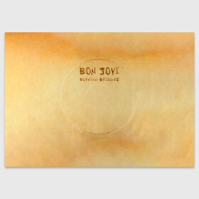 Поздравительная открытка с принтом Burning Bridges - Bon Jovi в Петрозаводске, 100% бумага | плотность бумаги 280 г/м2, матовая, на обратной стороне линовка и место для марки
 | Тематика изображения на принте: bon jovi | john | альбом | арена | бон | бон джови | глэм | группа | джови | джон | метал | музыка | надпись | песни | поп | попрок | рок | рокер | смайл | солист | софт | стена | хард | хеви | хевиметал