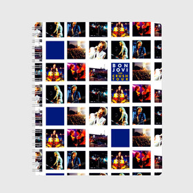Тетрадь с принтом The Crush Tour - Bon Jovi в Петрозаводске, 100% бумага | 48 листов, плотность листов — 60 г/м2, плотность картонной обложки — 250 г/м2. Листы скреплены сбоку удобной пружинной спиралью. Уголки страниц и обложки скругленные. Цвет линий — светло-серый
 | Тематика изображения на принте: bon jovi | john | альбом | арена | бон | бон джови | глэм | группа | джови | джон | метал | музыка | надпись | песни | поп | попрок | рок | рокер | смайл | солист | софт | стена | хард | хеви | хевиметал