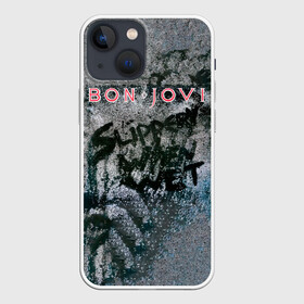 Чехол для iPhone 13 mini с принтом Slippery When Wet   Bon Jovi в Петрозаводске,  |  | bon jovi | john | альбом | арена | бон | бон джови | глэм | группа | джови | джон | метал | музыка | надпись | песни | поп | попрок | рок | рокер | смайл | солист | софт | стена | хард | хеви | хевиметал