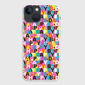 Чехол для iPhone 13 mini с принтом Happy Birthday в Петрозаводске,  |  | birthday | happy birthday | holiday | день рождения | именины | подарки | праздник | торт | юбилей