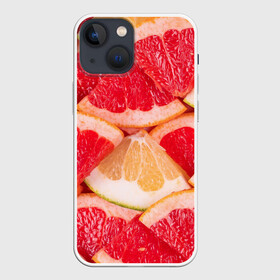 Чехол для iPhone 13 mini с принтом ЦИТРУСОВЫЙ МИКС | CITRUS MIX в Петрозаводске,  |  | citrus | citrus mix | grapefruit | orange | summer | апельсин | витамин | витамины | грейфрут | лето | цитрус | цитрусовая смесь | цитрусовый | цитрусовый микс