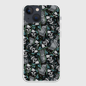 Чехол для iPhone 13 mini с принтом Смерть в Петрозаводске,  |  | halloween | holiday | pumpkin | samayn | zombie | вампир | ведьма | вечеринка | день всех святых | зомби | карнавал | кладбище | маскарад | мертвец | оборотень | привидение | самайн | светильник джека | страшный джек