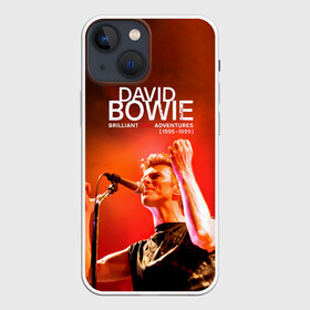 Чехол для iPhone 13 mini с принтом Brilliant Live Adventures   David Bowie в Петрозаводске,  |  | Тематика изображения на принте: david bowie | альтернативный | арт | боуи | глэм | девид | джаз | дэвед | дэвид | музыка | музыкант | певец | поп | психоделический | рок | соул | хард | экспериментальный | электронная | эмбиент