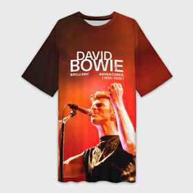 Платье-футболка 3D с принтом Brilliant Live Adventures  David Bowie в Петрозаводске,  |  | david bowie | альтернативный | арт | боуи | глэм | девид | джаз | дэвед | дэвид | музыка | музыкант | певец | поп | психоделический | рок | соул | хард | экспериментальный | электронная | эмбиент