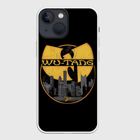 Чехол для iPhone 13 mini с принтом WU TANG CLAN в Петрозаводске,  |  | black | clan | gangsta | hip hop | logo | music | new york | rap | retro | usa | wu tang | ву танг | гангстер | группа | клан | музыка | нью йорк | ретро | рэп | хип хоп
