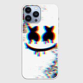 Чехол для iPhone 13 Pro Max с принтом MARSHMELLOW GLITCH в Петрозаводске,  |  | dj | marshmello | marshmellow | usa | америка | клуб | клубная музыка | мармело | маршмелло | маршмеллоу | музыка | музыкант