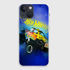 Чехол для iPhone 13 mini с принтом Hot Wheels. Хот Вилс в Петрозаводске,  |  | Тематика изображения на принте: auto | avto | car | game | hot | hotweels | race | weels | wheels | авто | автоспорт | гонки | игра | игрушка | машина | модель | хот вилс