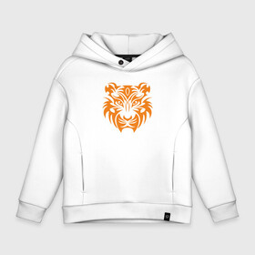 Детское худи Oversize хлопок с принтом Tiger Mask в Петрозаводске, френч-терри — 70% хлопок, 30% полиэстер. Мягкий теплый начес внутри —100% хлопок | боковые карманы, эластичные манжеты и нижняя кромка, капюшон на магнитной кнопке | 2022 | animal | cat | lion | tiger | год тигра | животные | зверь | зубы | кот | кошка | лев | охотник | полосатый | природа | тигр | тигренок | тигрица | хищник