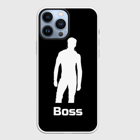 Чехол для iPhone 13 Pro Max с принтом Boss of the gym on black в Петрозаводске,  |  | boss | boss of the gym | darkholme | gachi | gachimuchi | gym | jabroni | van | босс | вэн | гачи | качалка