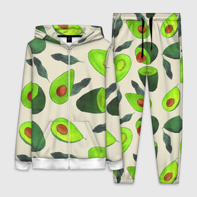 Женский костюм 3D с принтом Авокадо   фруктовый паттерн в Петрозаводске,  |  | авокадо | дерево | здоровье | зелёный | костояка | лист | паттерн | полезный | половина | урожай | фрукт | целый | экзотический