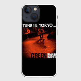 Чехол для iPhone 13 mini с принтом Tune In, Tokyo... Green Day в Петрозаводске,  |  | american idiot | green day | альтернативный | билли джо армстронг | греен дай | грин дей | гриндей | группа | зелёный день | майк дёрнт | музыка | панк | поп | поппанк | рок | тре кул