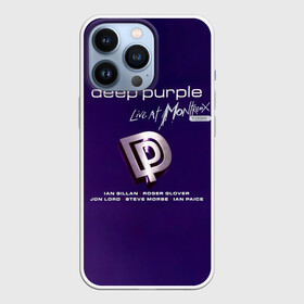 Чехол для iPhone 13 Pro с принтом Deep Purple   Live at Montreux 1996 в Петрозаводске,  |  | deep purple | альбом | гловер | группа | дееп | деп | ди | дип перпл | диперпл | дипперпл | иэн гиллан | иэн пэйс | лого | логотип | метал | морс | пепл | прогрессивный | психоделический | рок | символ | хард