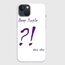 Чехол для iPhone 13 с принтом Now What Deep Purple в Петрозаводске,  |  | deep purple | альбом | гловер | группа | дееп | деп | ди | дип перпл | диперпл | дипперпл | иэн гиллан | иэн пэйс | лого | логотип | метал | морс | пепл | прогрессивный | психоделический | рок | символ | хард