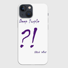 Чехол для iPhone 13 mini с принтом Now What Deep Purple в Петрозаводске,  |  | deep purple | альбом | гловер | группа | дееп | деп | ди | дип перпл | диперпл | дипперпл | иэн гиллан | иэн пэйс | лого | логотип | метал | морс | пепл | прогрессивный | психоделический | рок | символ | хард