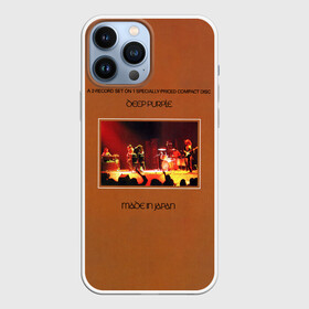 Чехол для iPhone 13 Pro Max с принтом Made in Japan   Deep Purple в Петрозаводске,  |  | deep purple | альбом | гловер | группа | дееп | деп | ди | дип перпл | диперпл | дипперпл | иэн гиллан | иэн пэйс | лого | логотип | метал | морс | пепл | прогрессивный | психоделический | рок | символ | хард
