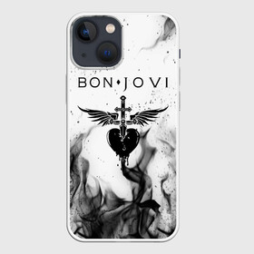 Чехол для iPhone 13 mini с принтом BON JOVI HEART   СЕРДЦЕ в Петрозаводске,  |  | bon jovi | have a nice day | john | альбом | арена | бон | бон джови | глэм | группа | джови | джон | метал | музыка | надпись | песни | поп | попрок | рок | рокер | смайл | солист | софт | стена | хард | хеви | хевиметал