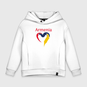 Детское худи Oversize хлопок с принтом Armenia Heart в Петрозаводске, френч-терри — 70% хлопок, 30% полиэстер. Мягкий теплый начес внутри —100% хлопок | боковые карманы, эластичные манжеты и нижняя кромка, капюшон на магнитной кнопке | armenia | heart | арарат | армения | армяне | армянин | арцах | город | горы | ереван | кавказ | карта | народ | орёл | путешествие | саркисян | сердце | ссср | страна | турист | флаг