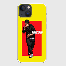 Чехол для iPhone 13 mini с принтом Стильный Эминем в Петрозаводске,  |  | eminem | hip hop | rap | rep | исполнители | исполнитель | маршал мэтерс | музыка | реп | эминем | эминэм