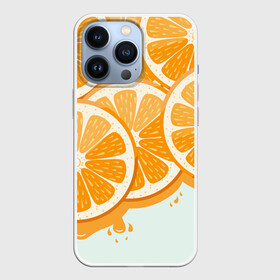 Чехол для iPhone 13 Pro с принтом АПЕЛЬСИН | ORANGE в Петрозаводске,  |  | citrus | orange | summer | апельсин | витамин | витамины | лето | цитрус | цитрусовый | цитрусовый микс
