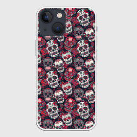 Чехол для iPhone 13 mini с принтом Halloween в Петрозаводске,  |  | halloween | holiday | vampire | zombie | вампир | ведьма | вечеринка | день всех святых | день мёртвых | зомби | карнавал | маскарад | мертвец | оборотень | привидение | самайн | светильник джека | страшный джек