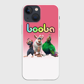 Чехол для iPhone 13 mini с принтом БУБА С ДРУЗЬЯМИ | BOOBA (Z) в Петрозаводске,  |  | baby | booba | buba | gnom | буба | гном | гномик | детям | для ребенка | мультик | ребенку