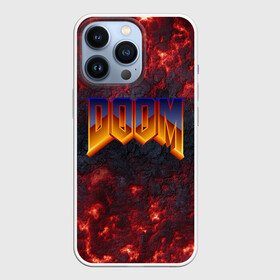 Чехол для iPhone 13 Pro с принтом DOOM | ДУМ (Z) в Петрозаводске,  |  | doom | doom eternal | doom slayer | hell | slayer | ад | вега | демоны | дум | икона греха | какодемон | манкубус | элементаль боли