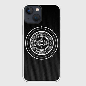 Чехол для iPhone 13 mini с принтом GODSMACK | ГОДСМАК | ЛОГО (Z) в Петрозаводске,  |  | god smack | godsmack | logo | ozzfest | rock | год смак | годсмак | лого | логотип | оззфест | озфест | рок